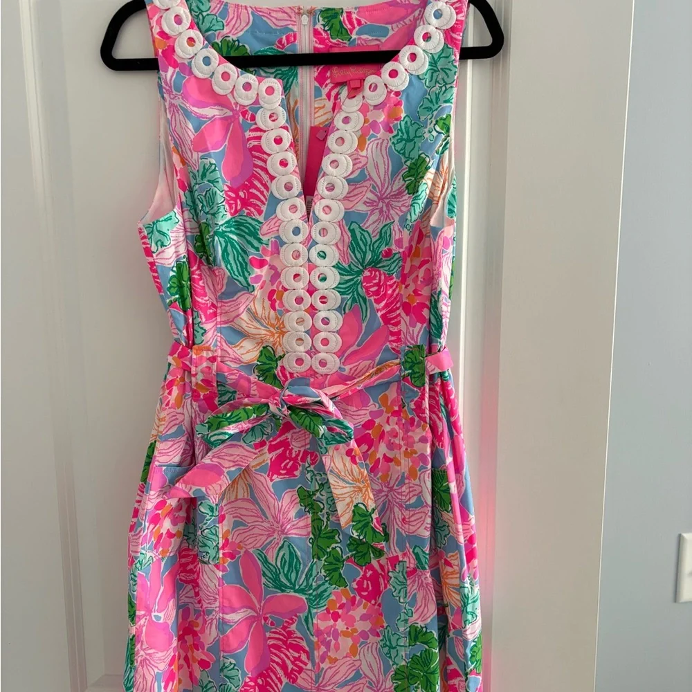 NWT Lilly Pulitzer Guliana Stretch Shift Dress - Picture 3 of 4
